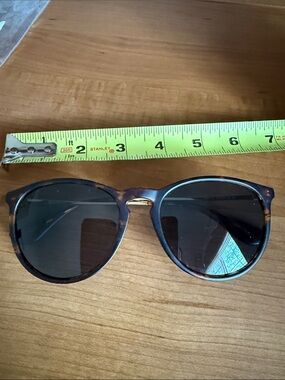Sungait 1567 Matte Tortoise Shell Sunglasses with Gold Frame polarized